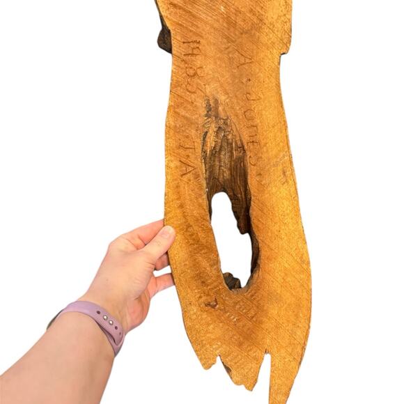 VTG hand made wood tree spirit - Picture 6 of 7